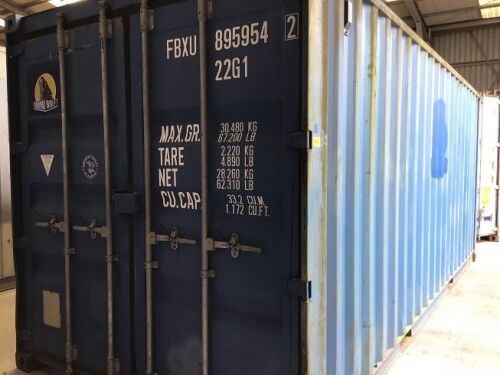 20ft General Purpose Container - Auckland FBXU8959542