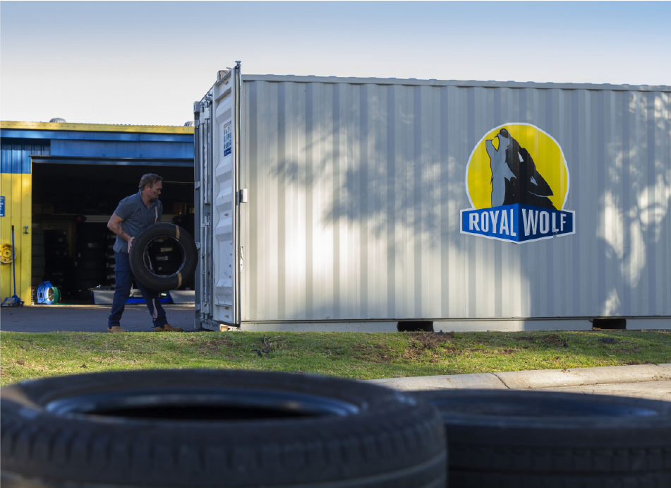 shipping container wheels australia