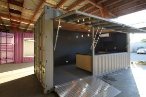 Royal Wolf Shipping Container Cafe Modification